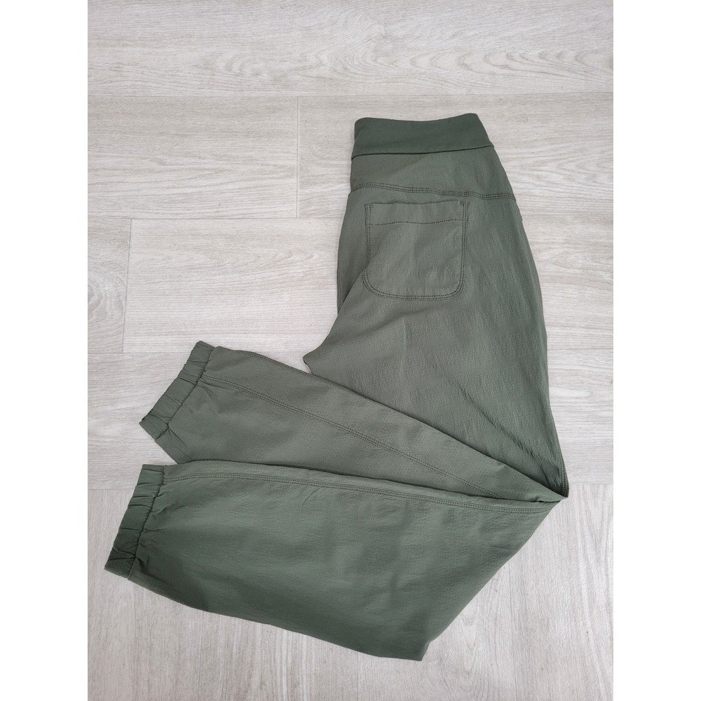 Athleta Brooklyn Jogger Pants Women's 0 Olive Green Lightweight Travel